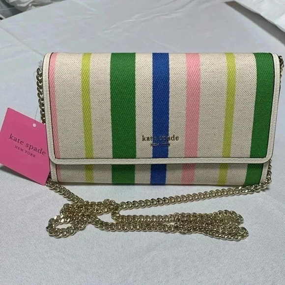 kate spade Handbags - KATE SPADE ♠️ Purse, wallet w/chain. NWT.